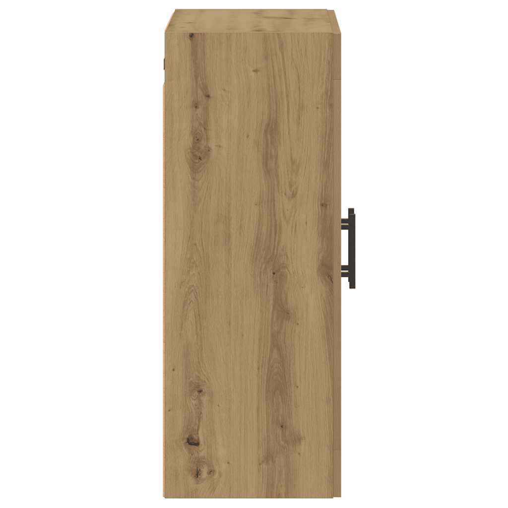 Wall Mounted Cabinet Artisian Oak 69.5x34x90 cm Engineered Wood